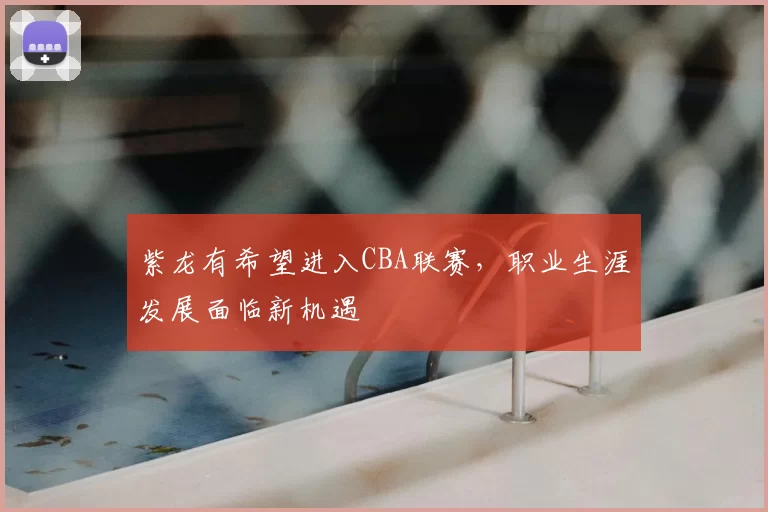 紫龙有希望进入CBA联赛，职业生涯发展面临新机遇